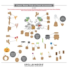 Spellbinders Dies - Classic Mouse Trick-or-Treat Accessories